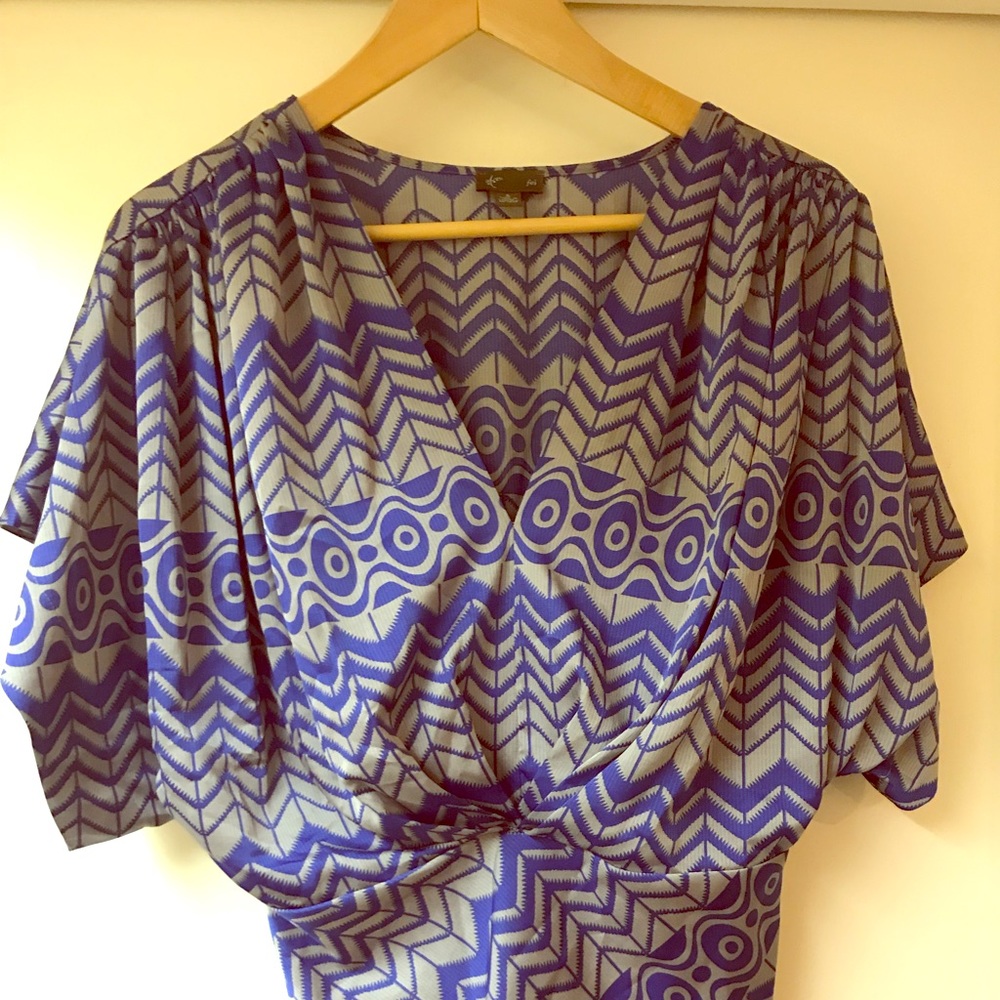 Silk top from Anthropologie